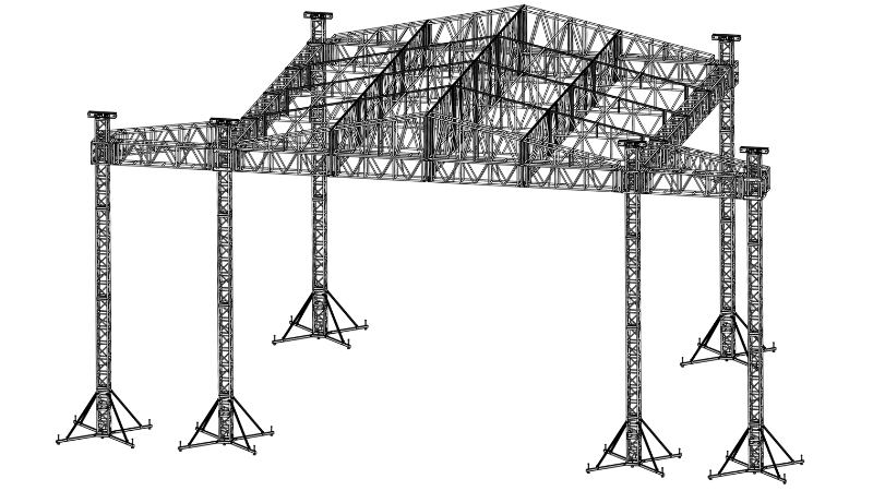 45x45 Peaked Roof System